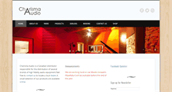 Desktop Screenshot of charismaaudio.com